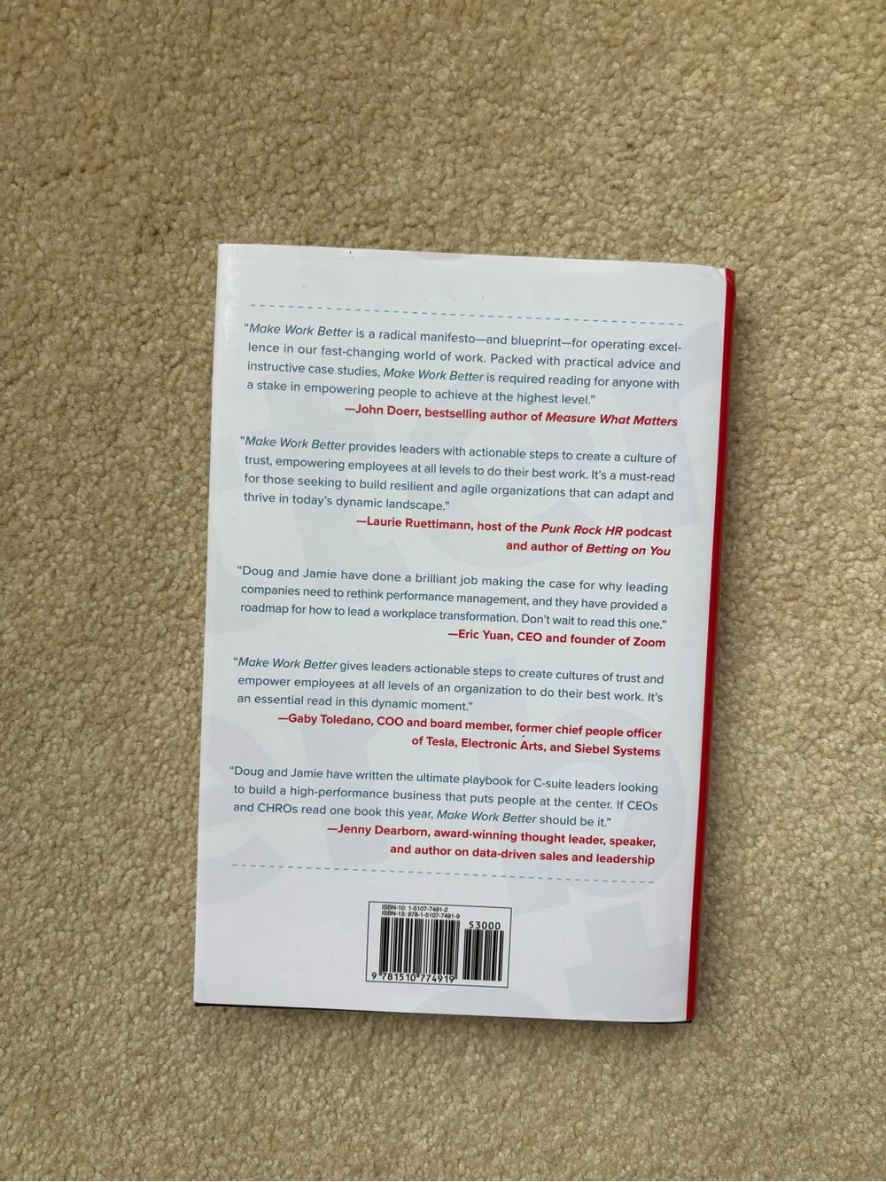 make work better by doug dennerline & jamie aitken — White and Red Cover